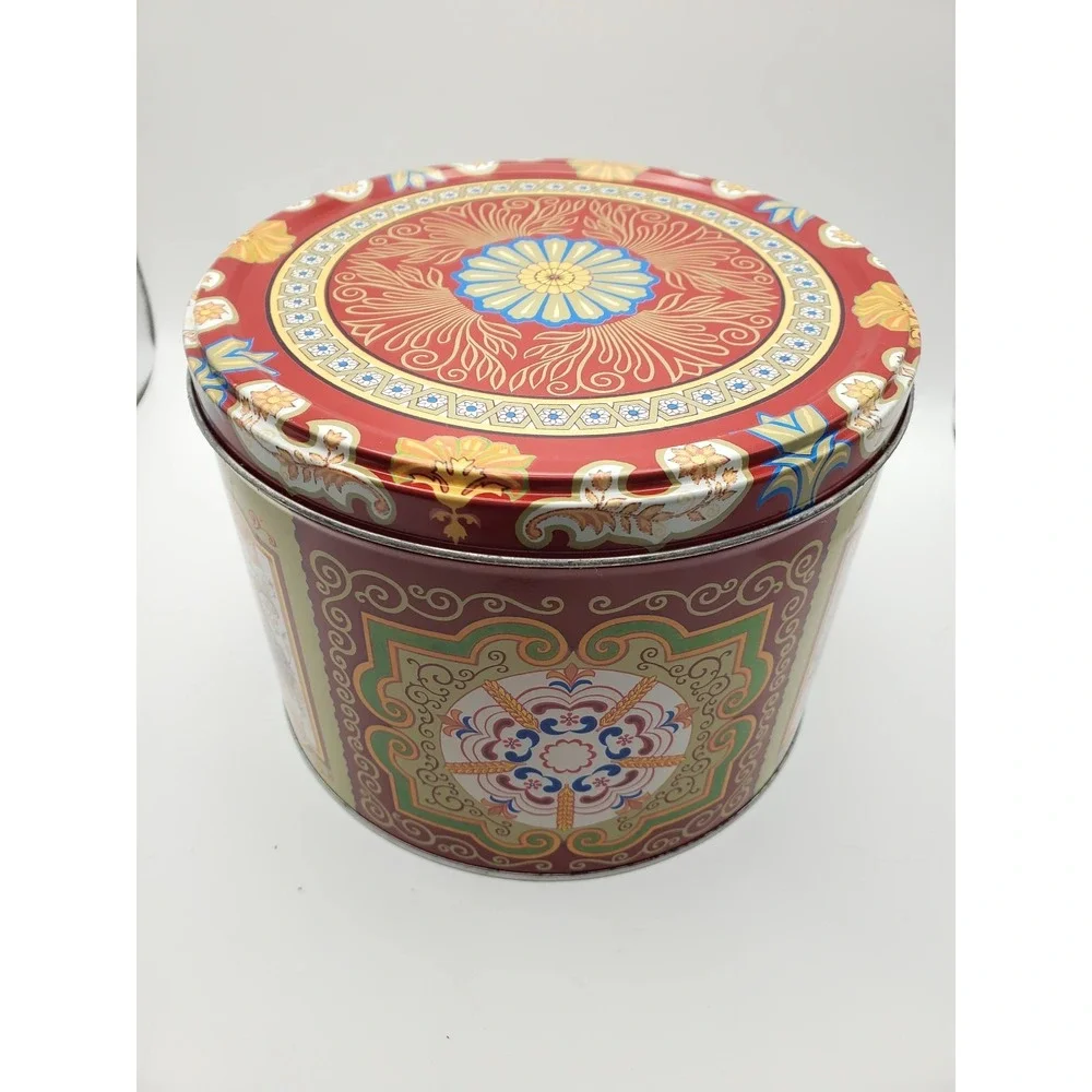 Nyakers Pepparkakor Swedish Gingersnaps Large Empty Christmas Tin